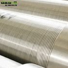 304 / 316 Stainless Steel Screen Pipe In Borehole , Oil / Water Filtration Device