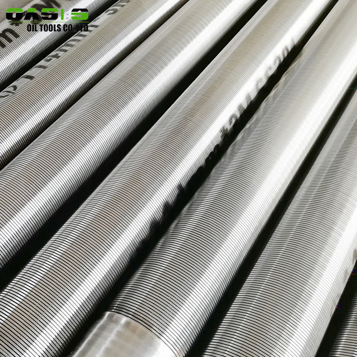 High Efficiency Wire Wrapped Screen Customize Length / Width For Oil Well