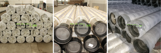 6 Inch AISI304L Well Casing Pipe , V / Wedge Shaped Silver Wedge Wire 6 Inch Well Casing For Sale
