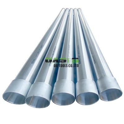 Highly Wire Wrapped Screen for Water Well Systems V-Shaped Wire 0.5mm Slot Size 65% Open Area SS304L Material 5.8m Unit Length BTC End Connection