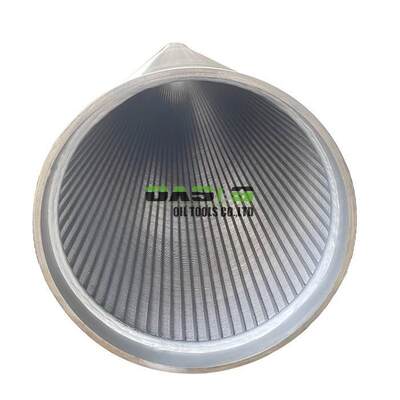 stainless steel wire wrapped screen wedge wire water well screen 325mm with welding ring joint for sand control and formation protection