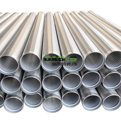 Stainless Steel Well Screen 304 Wire Wrapped Screen with 3 Meter Length and 1mm Slot Opening for Sand Control in Groundwater Extraction