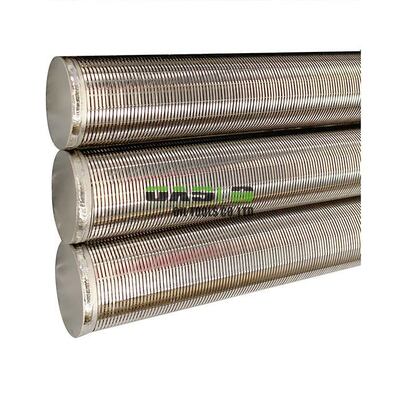 316L Stainless Steel Well Screen Offering Precise Slot Size and Custom Dimensions Suitable for Food Beverage and Mining Industries