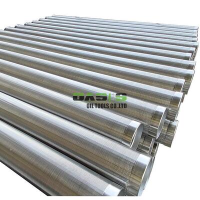 Water Well Screen Pipe Vee Wire Stainless Steel Johnson Screen with Diameter 219mm Length 3 Meters and Slot Size 1mm for Sand Control