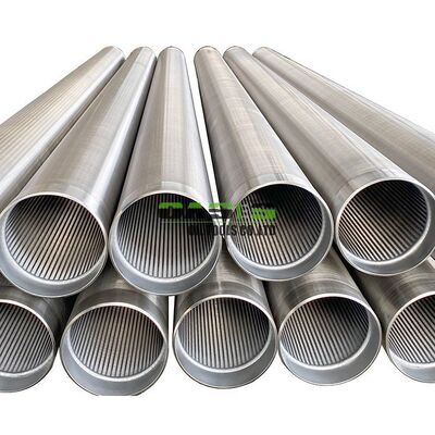 Continuous Slot Screen providing sand retention and high inflow rates through precision engineered V shaped wire and support rods