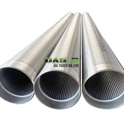 Continuous Slot Screen providing sand retention and high inflow rates through precision engineered V shaped wire and support rods