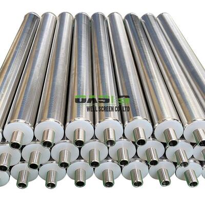 316L Stainless Steel Reverse-Wound Wedge Wire Screen Cylinder – Precision Engineered Continuous Slot Filter Element with Self
