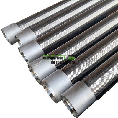Water Well Screen Pipe constructed from stainless steel with high open area up to 60 percent for fluid flow and reduced clogging risks
