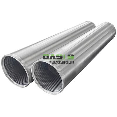 Wire Wrapped Well Screen 16 Inch 316L 0.5mm Slot Sand Control 2m 3m Length