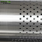 Customized Size Perforated Metal Pipe , Anti Corrosion 4 Inch Well Screen