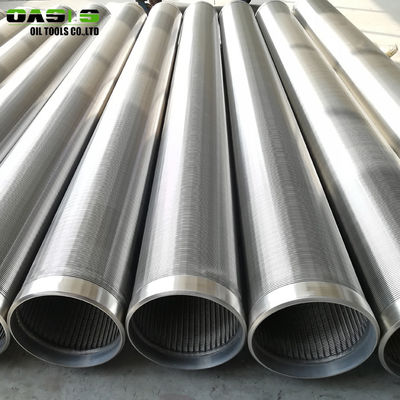 6 5 / 8 '' Screen Casing Pipe , Point Pipe Screen With Plain / Thread Connection End