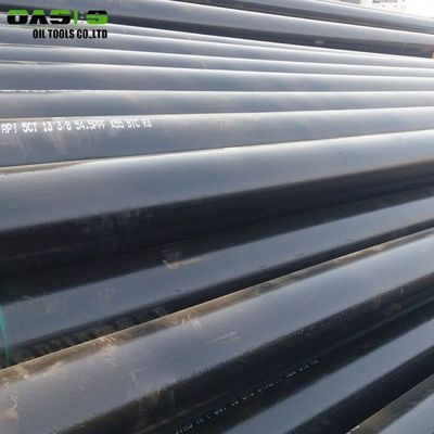 Black Round Steel Well Casing Pipe 13 3 / 8 Inch Size API / 5CT Standard