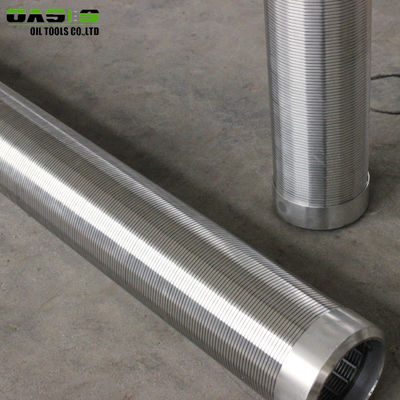 Stainless Steel 304L Borehole Screen , High Strength Wedge Wire Filter