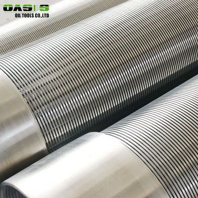Continuous Slot Wire Wrapped Screen AISI 304L / 316L Material High Performance