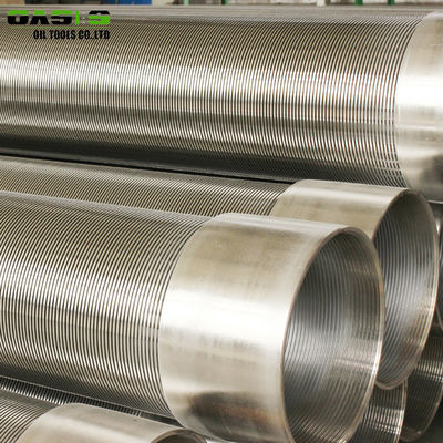 Continuous Slot Wire Wrapped Screen AISI 304L / 316L Material High Performance