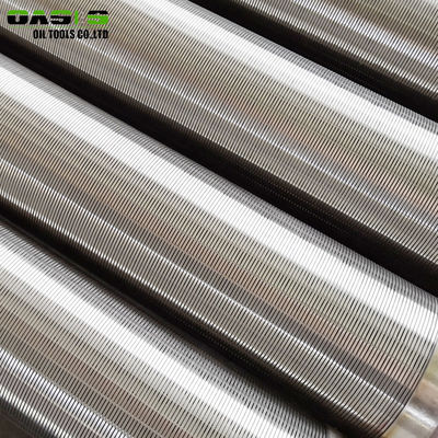 Continuous Slot Wire Wrapped Screen AISI 304L / 316L Material High Performance