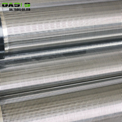 Continuous Slot Wire Wrapped Screen AISI 304L / 316L Material High Performance