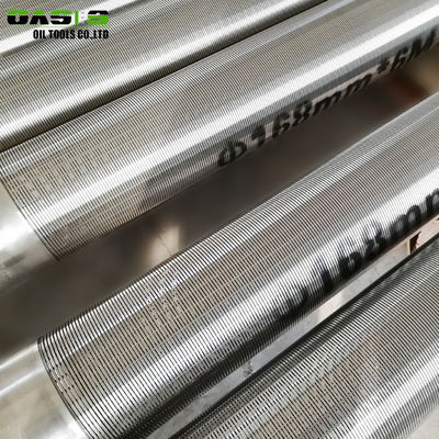 High Efficiency Wire Wrapped Screen Customize Length / Width For Oil Well