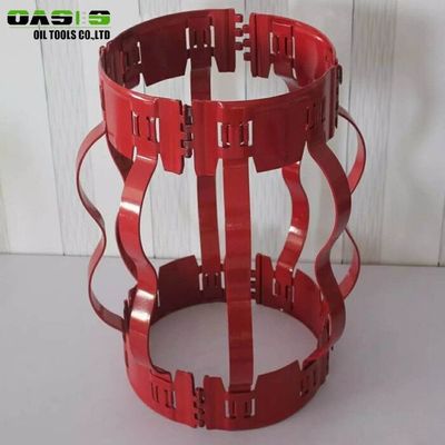 Anti Corrosion Well Centralizers , Hinged Non Welded Rigid Centralizer