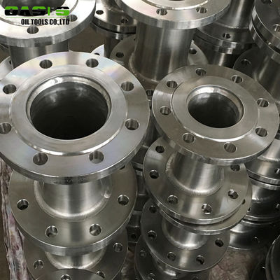 Short Pipe Stainless Steel Flanged Fittings , Silver Forged Stainless Flanges