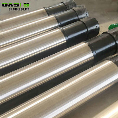 Stainless Steel Pipe Base Screen / Perforated Base Pipe With Screen Jacket