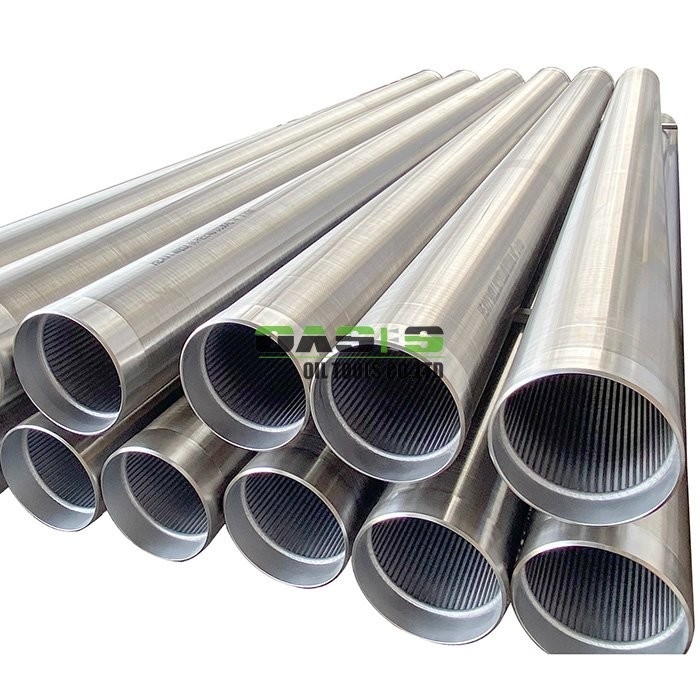 wire wrapped screens are used to effectively filter fine particles for improved long-lasting performance SS304