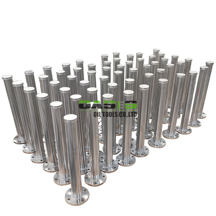 High Flow Efficiency with Minimal Pressure Drop Flange Ending Wedge Wire Lateral Gas Filter Element