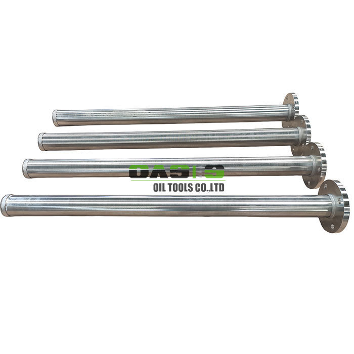 High Flow Efficiency with Minimal Pressure Drop Flange Ending Wedge Wire Lateral Gas Filter Element