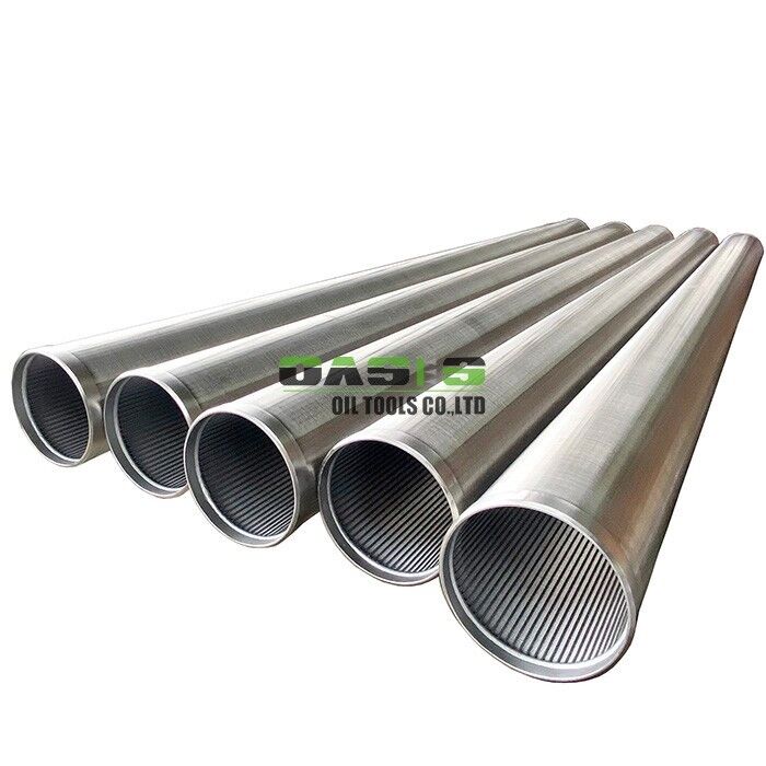 Wire Wrapped Screen 304L Stainless Steel Sand Control Screen with Welded or Threaded End Connections for Secure and Well Installations