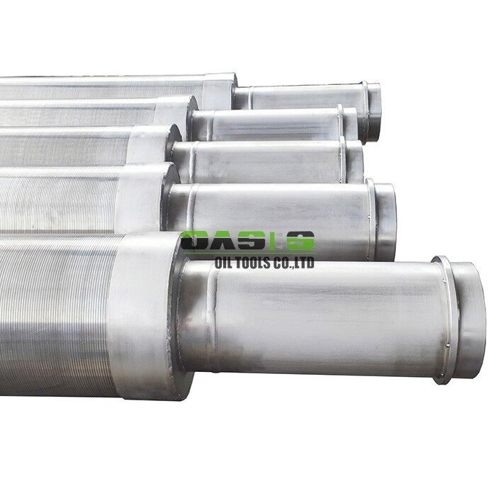 Customizable Stainless Steel Well Screen with API BTC LTC STC Thread End Connections and High Strength Perforated Base Pipe