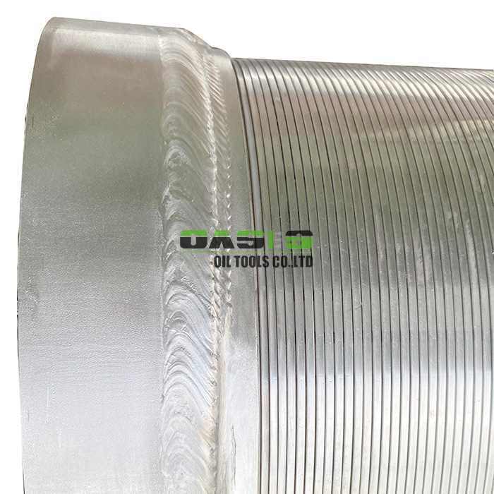 AISI 304L Stainless Steel Wire Wrapped Screen Pipe | 325mm OD Welded Bevel End Johnson V-Wire Screen