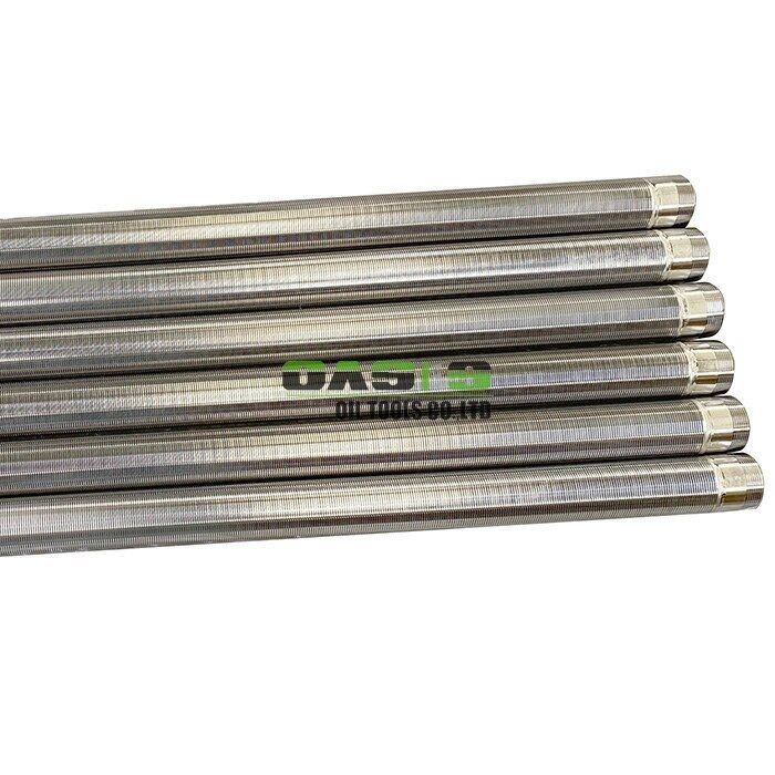 316L stainless steel Gas Filter Element designed for automatic backwashing filters with reverse winding and pure round construction