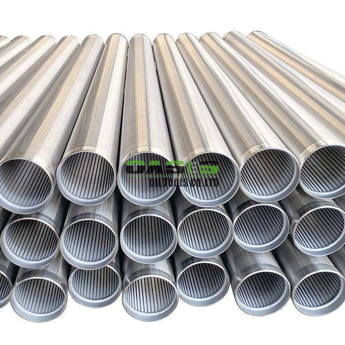 Stainless Steel Well Screen 304 Wire Wrapped Screen with 3 Meter Length and 1mm Slot Opening for Sand Control in Groundwater Extraction