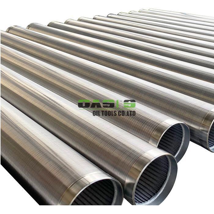 Stainless Steel Well Screen 304 Wire Wrapped Screen with 3 Meter Length and 1mm Slot Opening for Sand Control in Groundwater Extraction