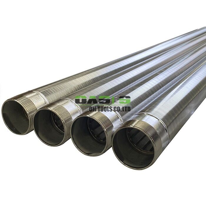 316L Stainless Steel Well Screen Offering Precise Slot Size and Custom Dimensions Suitable for Food Beverage and Mining Industries