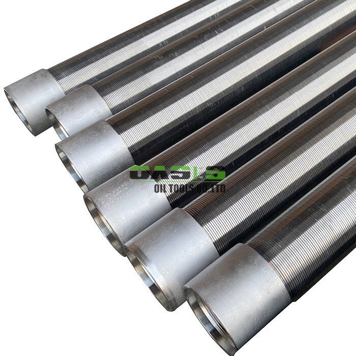 Water Well Screen Pipe constructed from stainless steel with high open area up to 60 percent for fluid flow and reduced clogging risks