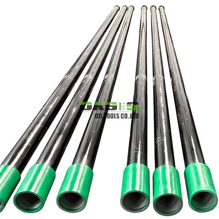 Precision cut Slotted Well Screen maintaining over eighty percent base pipe tensile strength ideal for sand control in complex well geometries