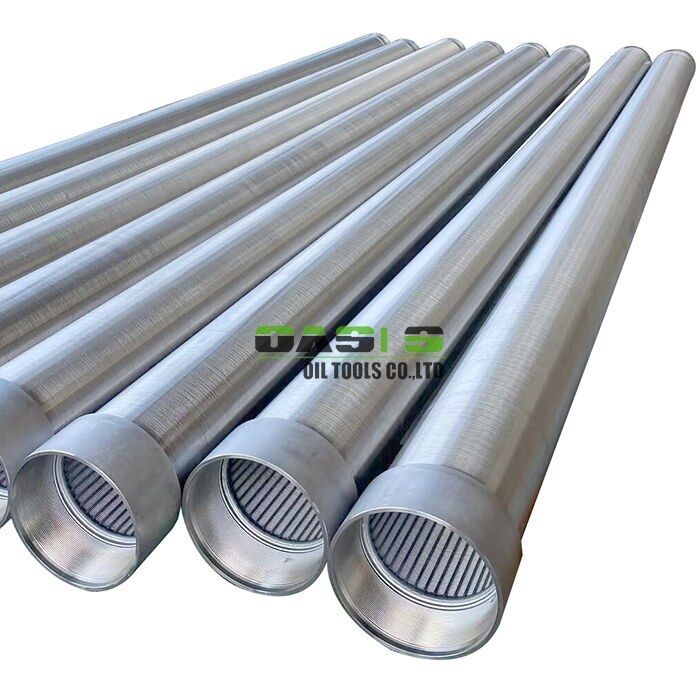 Water Well Screen Wire Wrapped Continuous Slot Anti-Clogging Sand Control