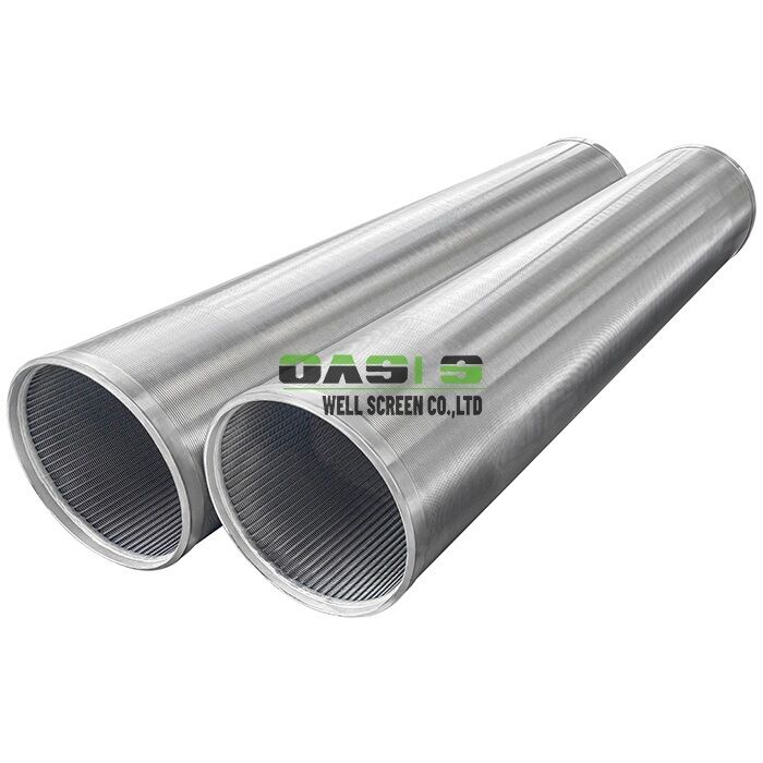 Wire Wrapped Well Screen 16 Inch 316L 0.5mm Slot Sand Control 2m 3m Length