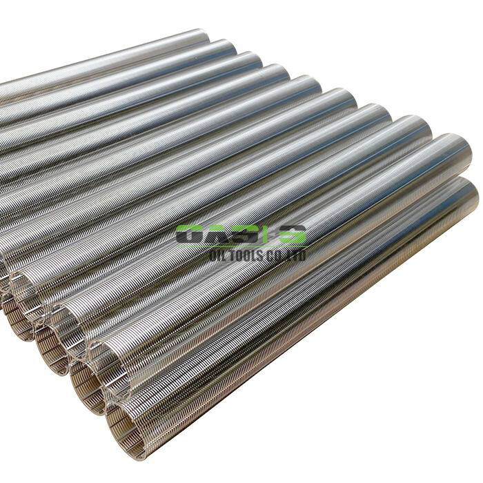 Precision Engineered Wire Wrapped Screen with Uniform Slot Openings and High Axial Strength for Sand Control in Oil Gas and Water Wells