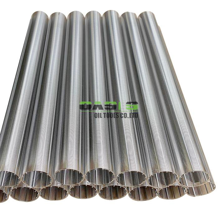 Precision Engineered Wire Wrapped Screen with Uniform Slot Openings and High Axial Strength for Sand Control in Oil Gas and Water Wells