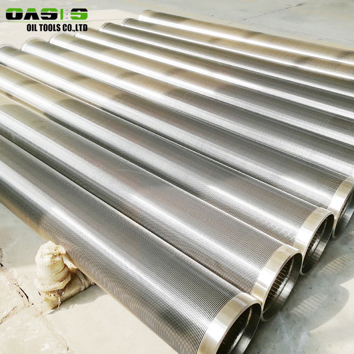 6 5 / 8 '' Screen Casing Pipe , Point Pipe Screen With Plain / Thread Connection End