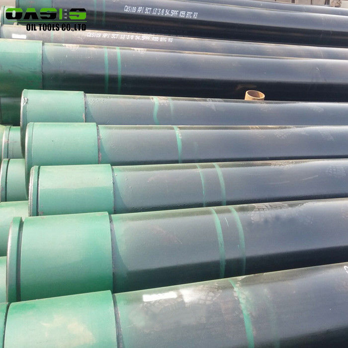 Black Round Steel Well Casing Pipe 13 3 / 8 Inch Size API / 5CT Standard