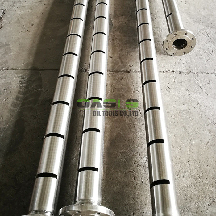 Square Stainless Steel Slotted Pipe , Seamless Slotted Screen Pipe API J55 Grade