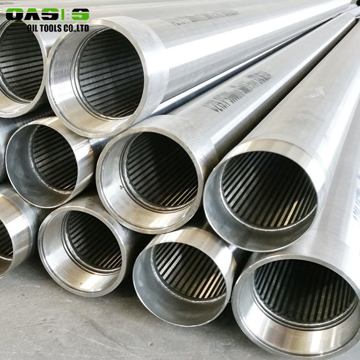 Round Metal Stainless Steel Well Screen Pipe For Borehole Drilling 2mm Thickness