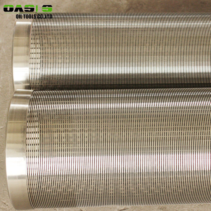 Wire Wrapped Stainless Steel Well Screen Pipe For Well Drilling 85 % Filter Rating