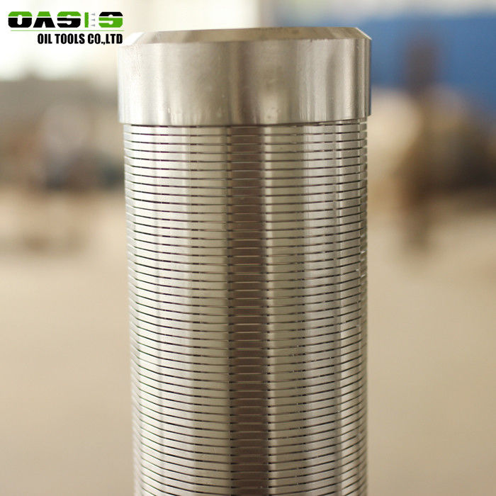 Stainless Steel 304 Borehole Screen V Wire , High Efficiency Gravel Pack Screen