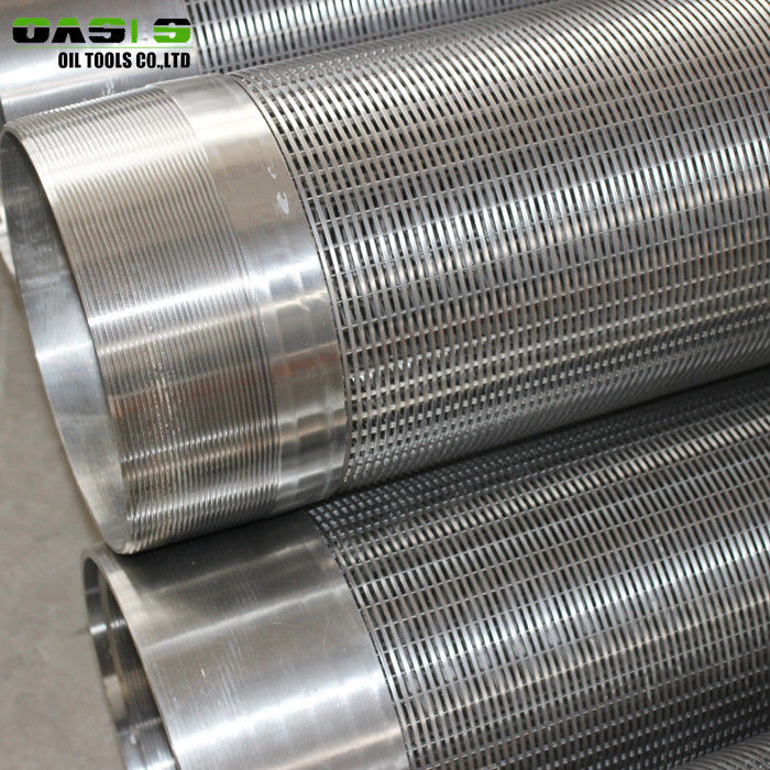 Continuous Slot Water Well Screen Pipe For Borehole Drilling Polished Surface