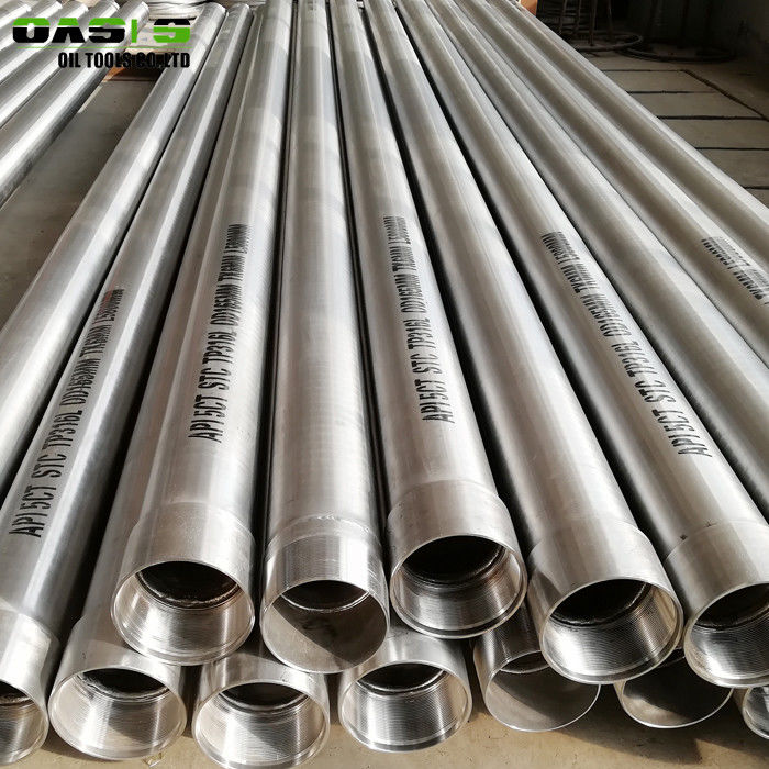 Oil / Water Stainless Steel Casing Tube Round Shape 304 / 316 Steel Material