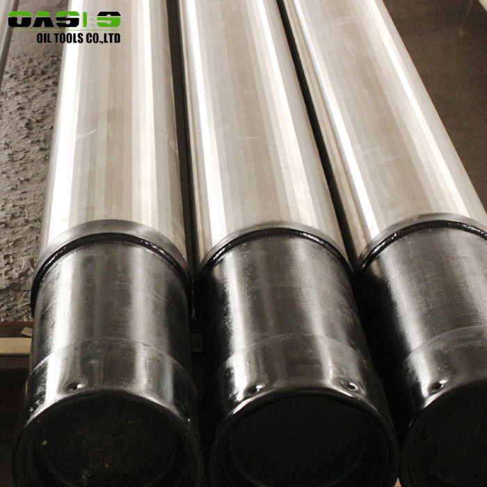 SS304 Double Layer Water Well Screen Pipe , Anti Corrosion Slotted Bore Casing